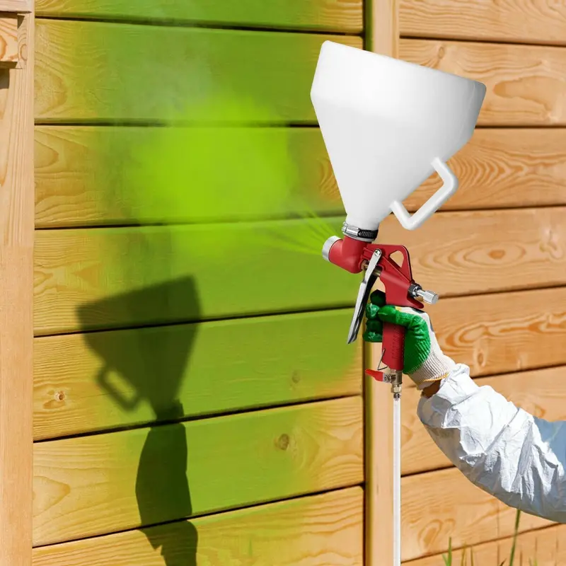 1.45-Gallon Drywall Texture Sprayer – Air-Powered Gun with Three Interchangeable Nozzles (4.0mm/6.0mm) 2