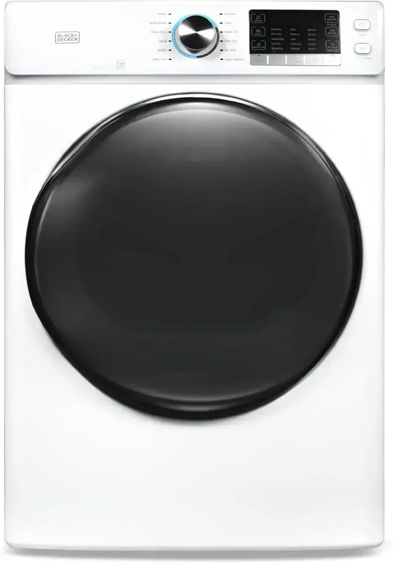 1.5 Cu. Ft. Compact Vented Electric Dryer – 850W, Stainless Steel Drum, 120V