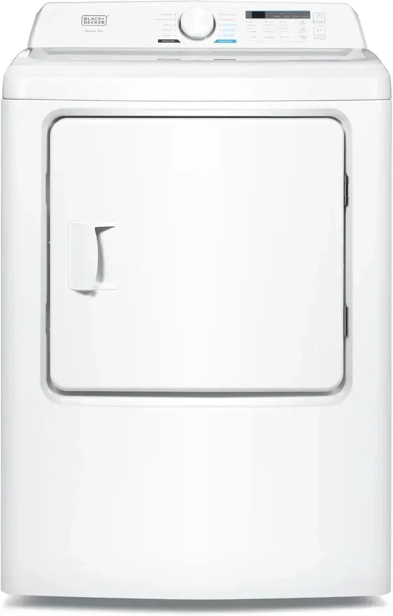 1.5 Cu. Ft. Compact Vented Electric Dryer – 850W, Stainless Steel Drum, 120V
