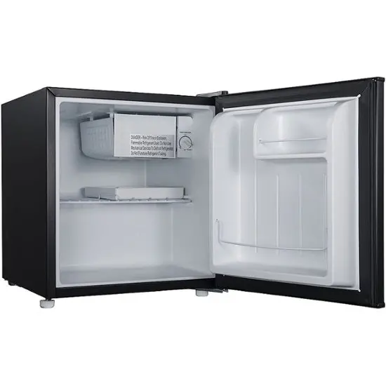 1.7-Cubic-Foot Single-Door Mini Fridge with Chiller Compartment – Matte Black 4
