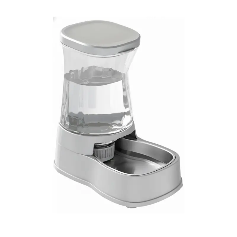 1-Gallon Stainless Steel Gravity-Fed Pet Water Dispenser 2