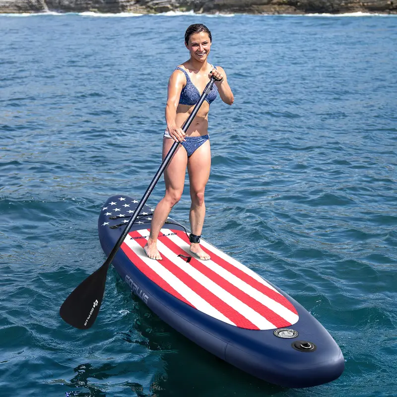 10-Foot Inflatable Stand-Up Paddle Board – Lightweight SUP for Beginners and Recreational Use 2