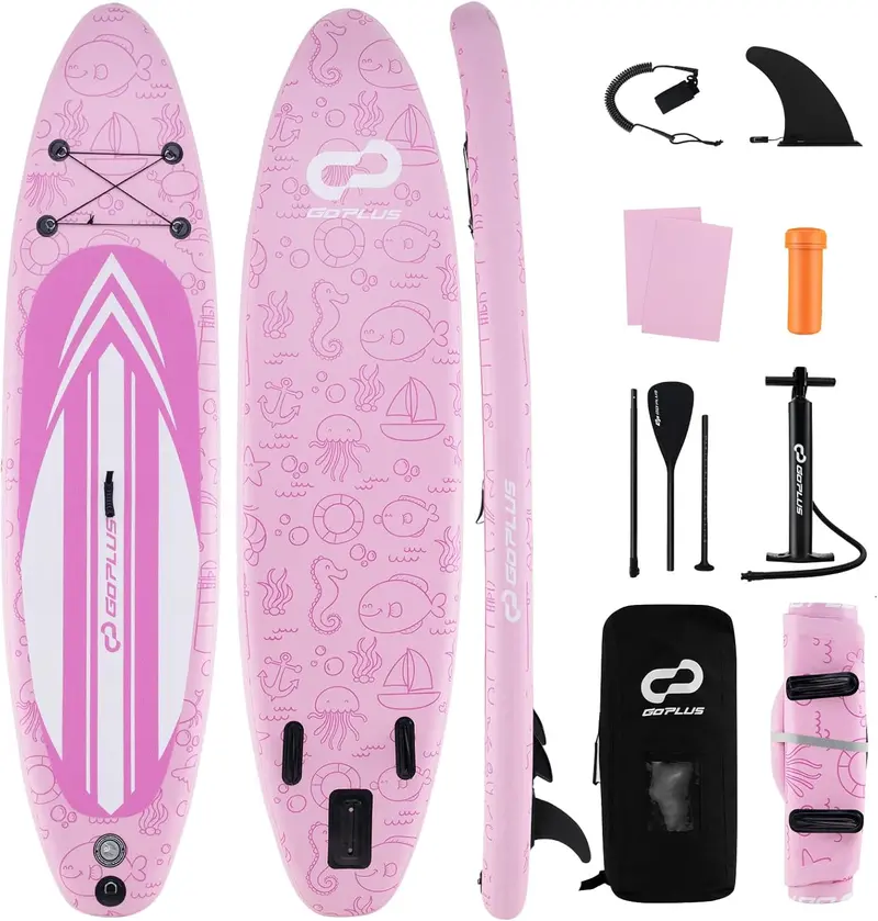 10-Foot Inflatable Stand-Up Paddle Board – Lightweight SUP for Beginners and Recreational Use