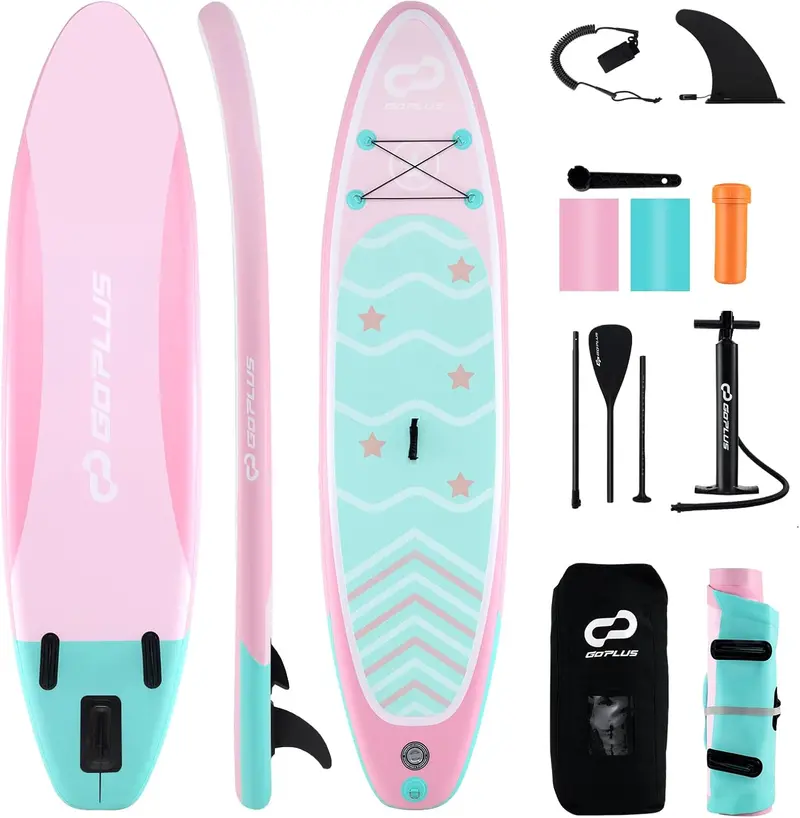 10-Foot Inflatable Stand-Up Paddle Board – Lightweight SUP for Beginners and Recreational Use