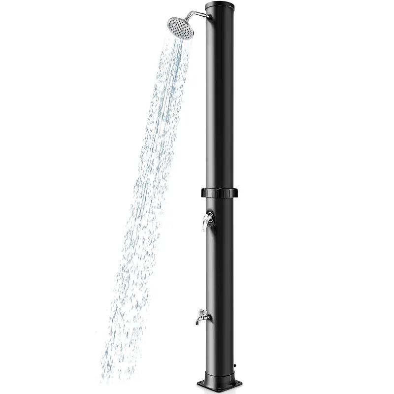 10-Gallon Freestanding Solar Outdoor Shower – 7.2 FT Height with Rotating Head 2