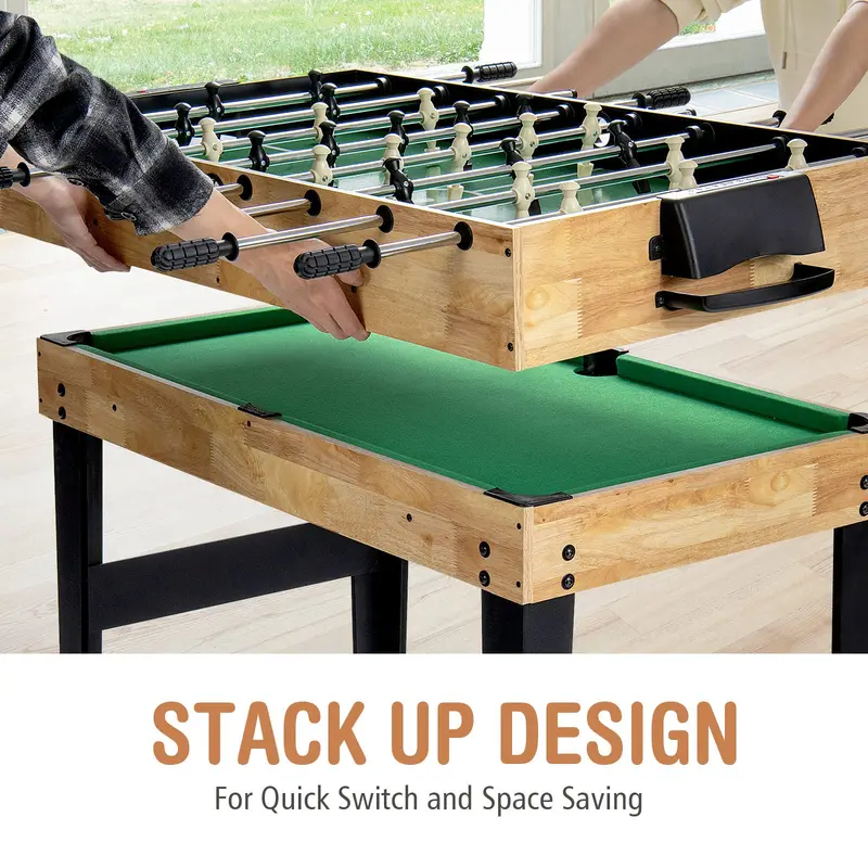 10-in-1 Multi-Game Table Set – Ping Pong, Air Hockey, Pool, and More