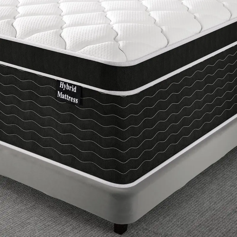 10-Inch Full-Size Hybrid Mattress in a Box – Medium-Plush Support for All Sleepers