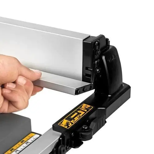 10-Inch Rolling Table Saw – 32-1/2" Rip Capacity, 15-Amp Motor, Portable Cabinet-Style Design
