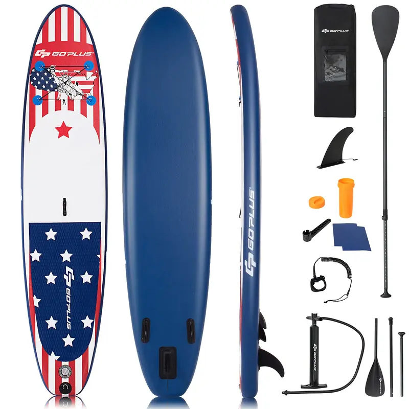 10- or 11-Foot Inflatable Stand-Up Paddle Board – Fade-Resistant Inkjet Graphic Design