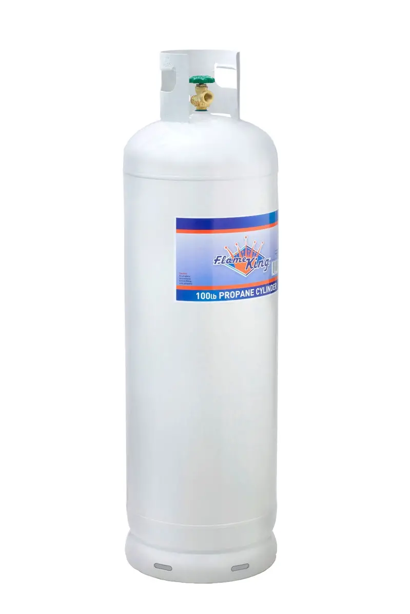 100-Lb Steel Propane Cylinder – POL Valve, DOT-Certified, Ships Empty for Refill