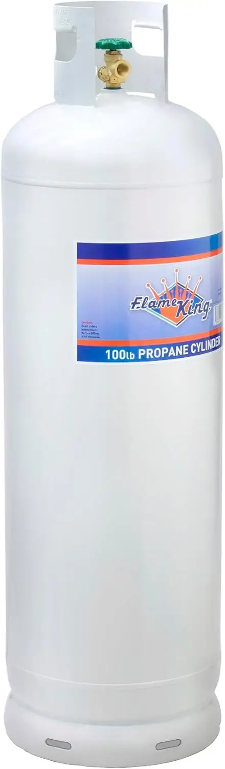 100-Lb Steel Propane Cylinder – POL Valve, Industrial-Grade, DOT-Certified for Residential & Commercial Use