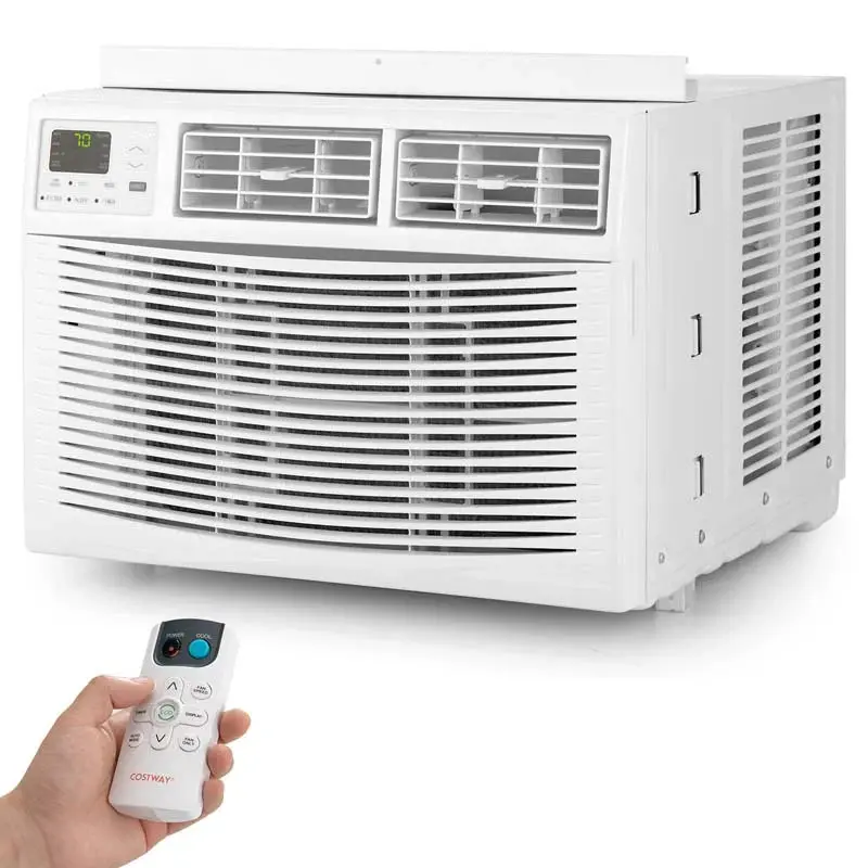 10,000 BTU Energy Star Window Air Conditioner – Quiet 3-in-1 Unit with Remote, Eco Mode & Dehumidifier