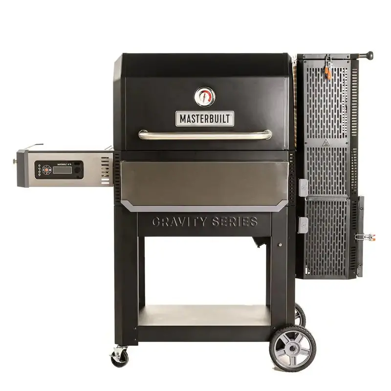 1050 Digital Charcoal Grill & Smoker Combo – Black Pellet-Ready Hybrid BBQ System