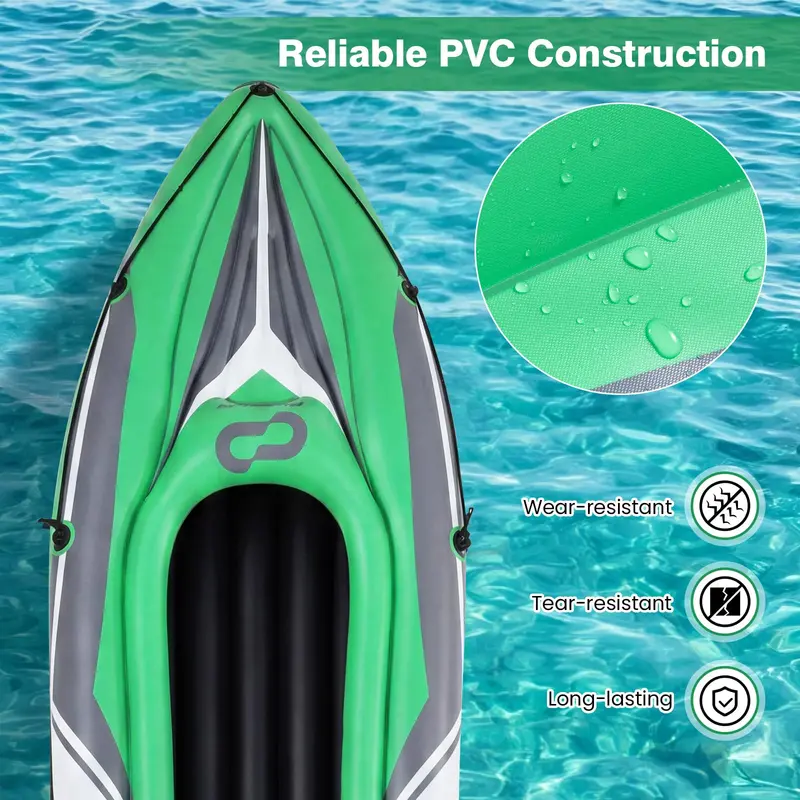 11.5-Foot Tandem Kayak for Adults – Aluminum Paddles Included, Ideal for Lakes, Rivers & Fishing