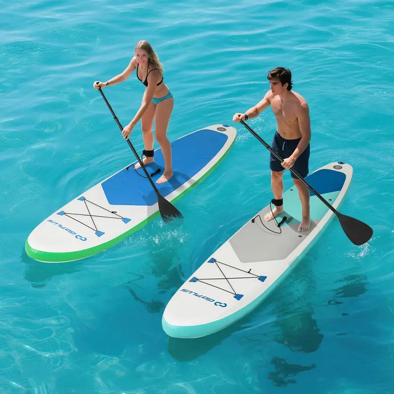 11-Foot All-in-One Inflatable Stand-Up Paddle Board – Features Waterproof Phone Pouch 2