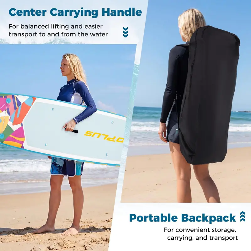 11-Foot Inflatable Stand-Up Paddle Board with Complete Accessory Kit 2