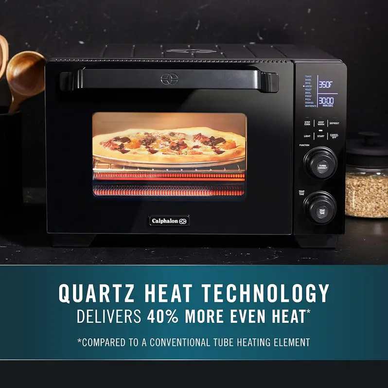 11-in-1 Toaster Oven Air Fryer Combo – Digital Convection Counter Appliance with Multiple Cooking Modes