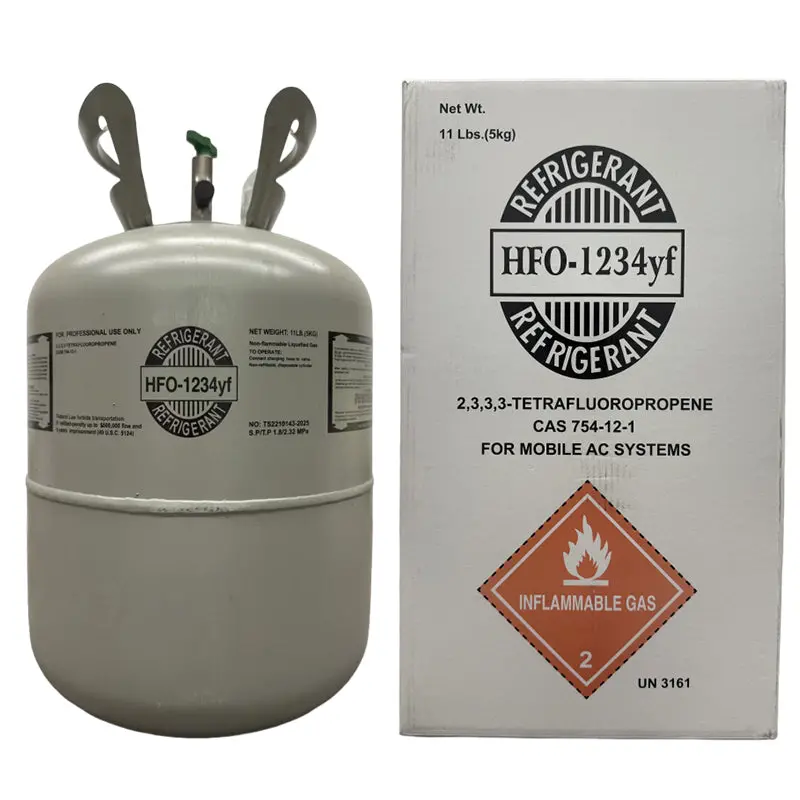 11-Pound R1234yf Refrigerant Can – Eco-Friendly A/C Recharge Gas for Modern Systems