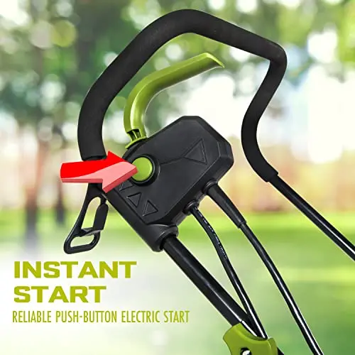 12-Amp Electric Dethatcher & Scarifier – 13" Width, 8-Gallon Removable Collection Bag