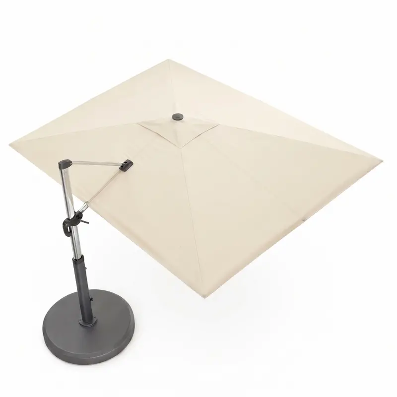 12-Foot Rectangular Cantilever Umbrella with Full 360-Degree Swivel Base and Sun Protection 2