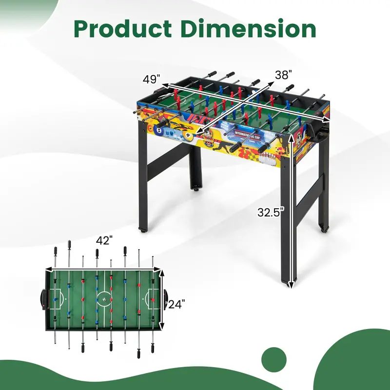 12-in-1 Multi-Sport Table: Foosball, Pool, Ping Pong, Air Hockey, Bowling, Shuffleboard, Chess, Checkers & Backgammon