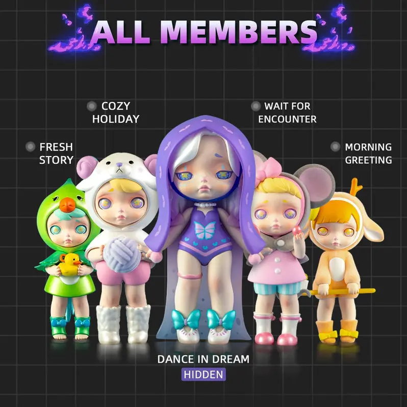 12-Pack Fashion Trendsetters Blind Box Collection – Cute Collectible Mini Figures for Gifting