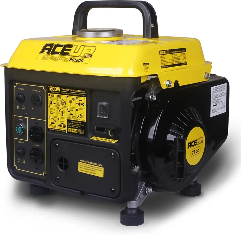 1200W Ultra-Light Portable Gas Generator – Compact Camping and Emergency Power Source