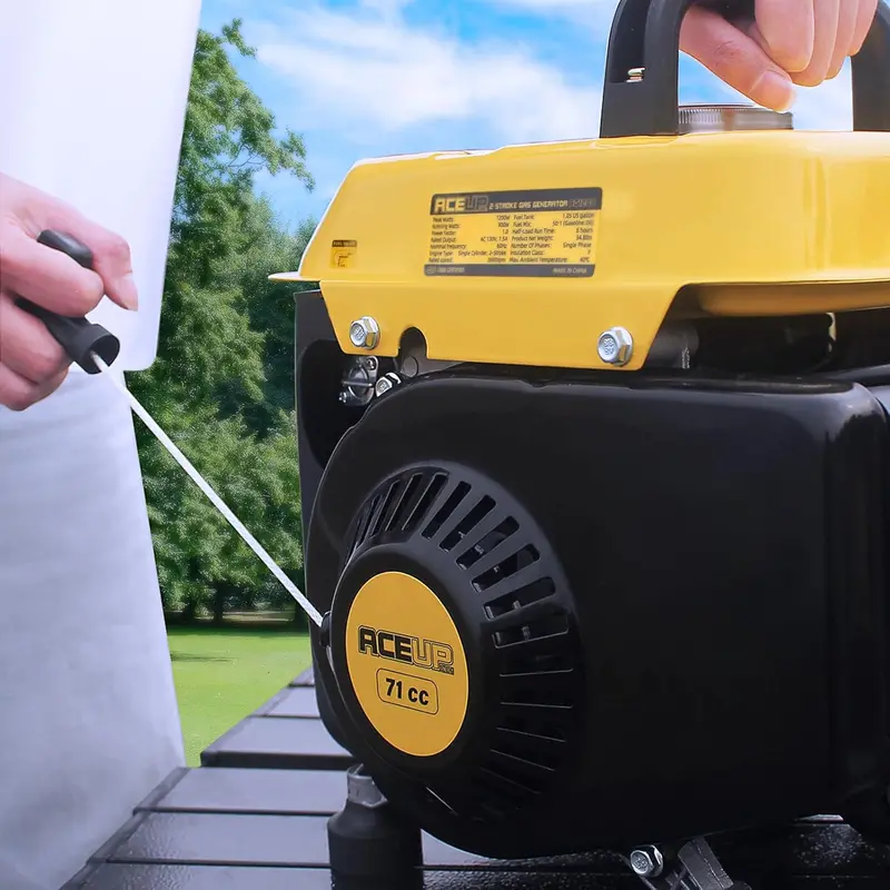 1200W Ultra-Light Portable Gas Generator – Compact Camping and Emergency Power Source