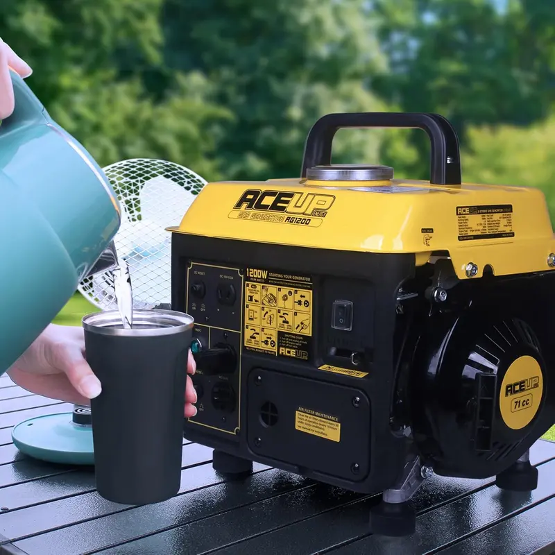 1200W Ultra-Light Portable Gas Generator – Compact Camping and Emergency Power Source