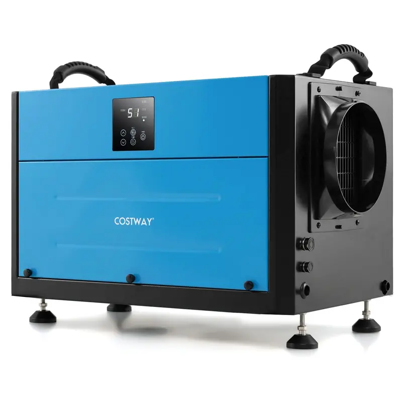 124-Pint Crawl Space Dehumidifier – Designed for 1,300 Sq. Ft Areas with 9.8-Foot Drain Hose & Remote Panel