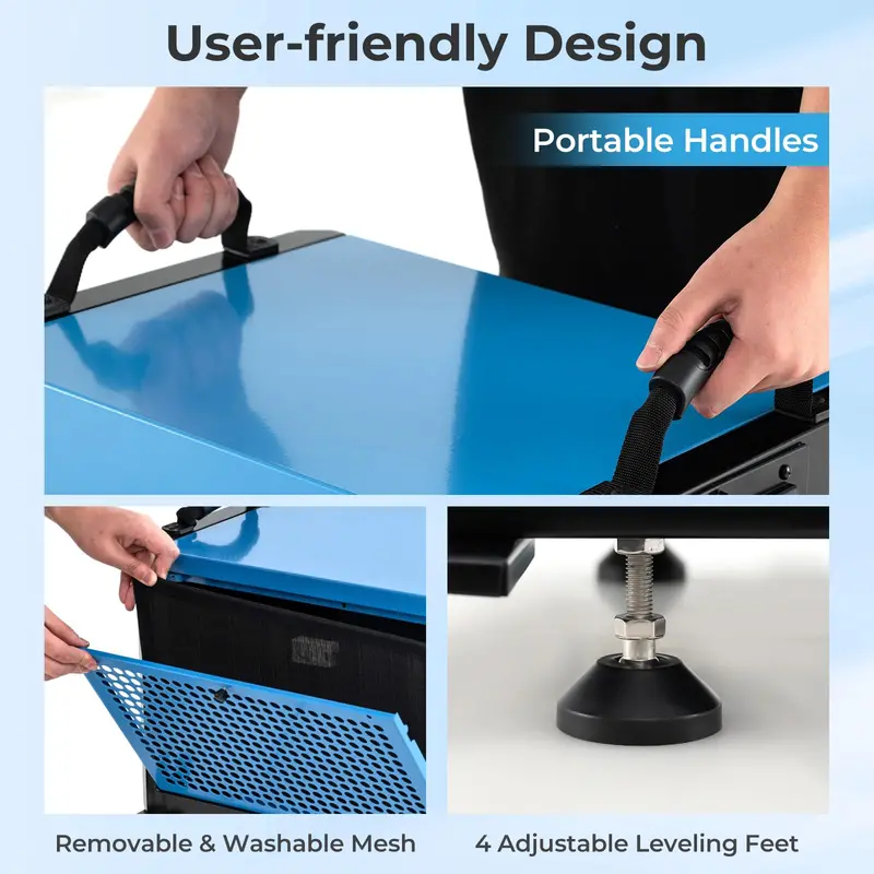 124-Pint Crawl Space Dehumidifier – Designed for 1,300 Sq. Ft Areas with 9.8-Foot Drain Hose & Remote Panel