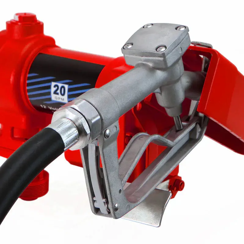 12V Fuel Transfer Pump – 20 GPM Flow Rate for Diesel, Gasoline, Kerosene, and Other Fuels