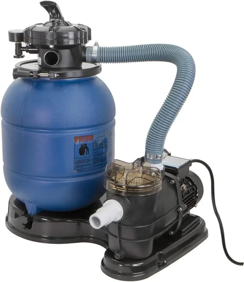 13-Inch Sand Filter Pool Pump – 0.75 HP, 2400 GPH, Multiport Valve & 1-1/4" NPT Fittings for Pools up to 10,000 Gallons