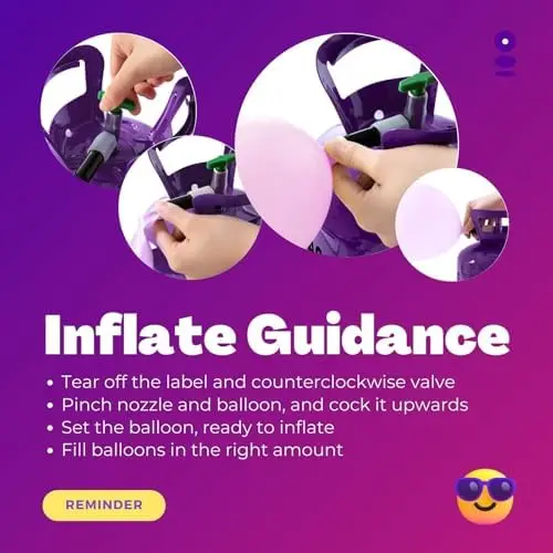 13-Liter Portable Helium Tank – Inflates Up to 50 Latex Balloons for Home Events