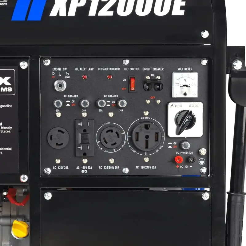 13,000-Watt Dual-Fuel Portable Generator – Gasoline or Propane, Electric Start, Whole-House Emergency Power
