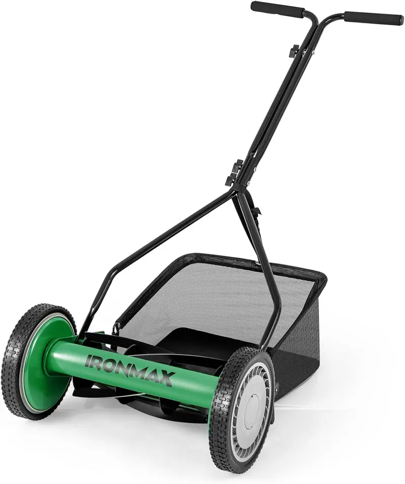 14-Inch Cordless Walk-Behind Grass Trimmer – 5-Blade Precision Cutting System