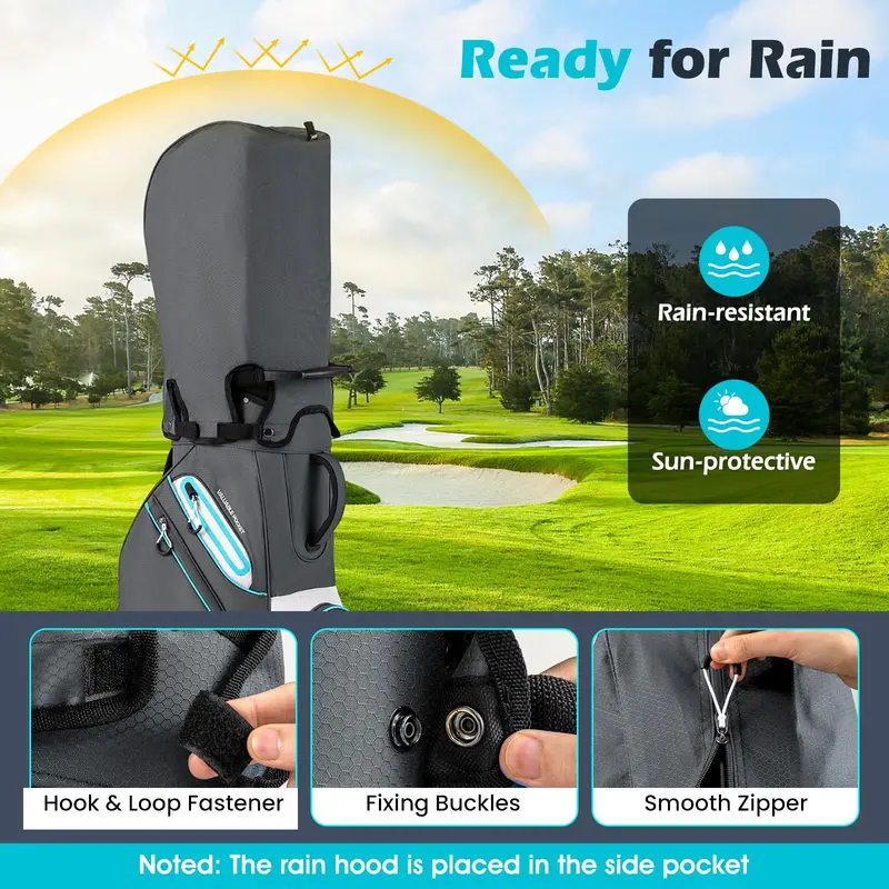 14-Way Divider Portable Golf Bag – Lightweight Carry Solution for Men and Women