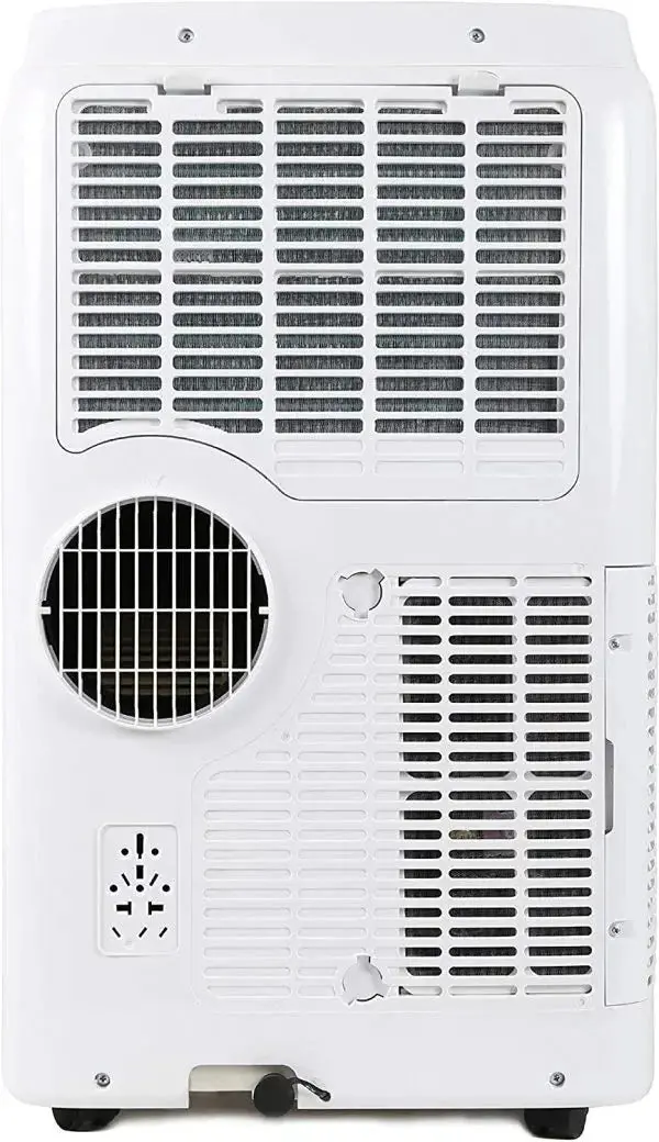14,000 BTU Portable Air Conditioner with Heater – White 3-in-1 Unit Featuring Remote Control & Smart Cooling