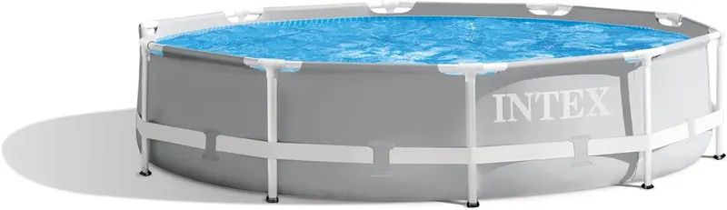 15-Foot by 42-Inch Frame Above-Ground Pool Kit – Includes Filter System for Backyard Installation