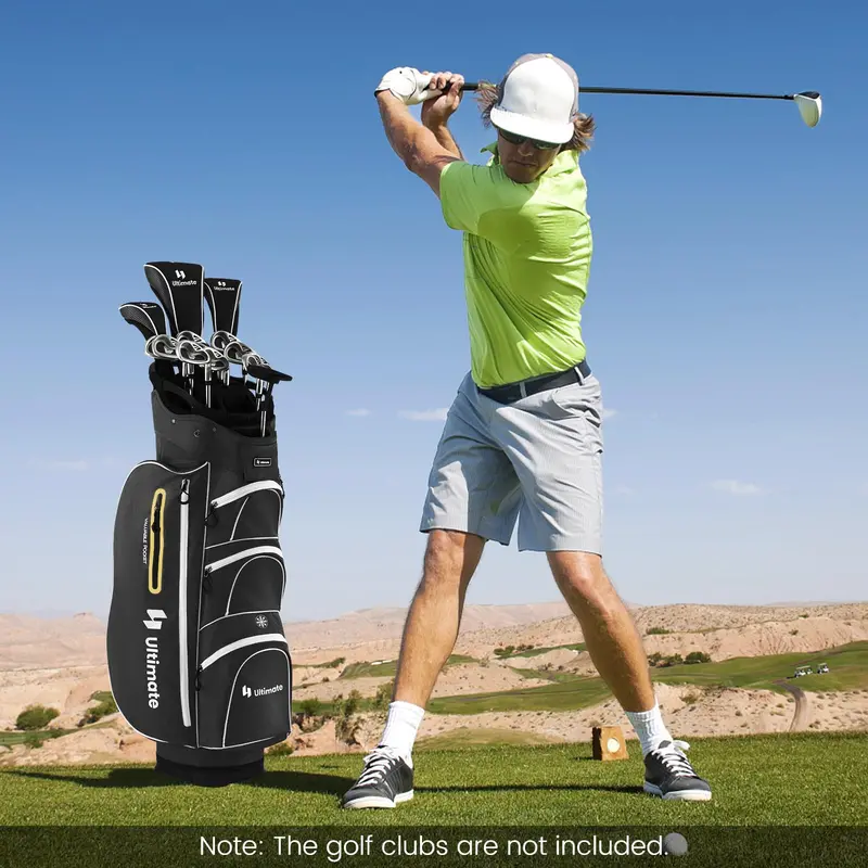 15-Way Golf Cart Bag with Full-Length Club Dividers 2