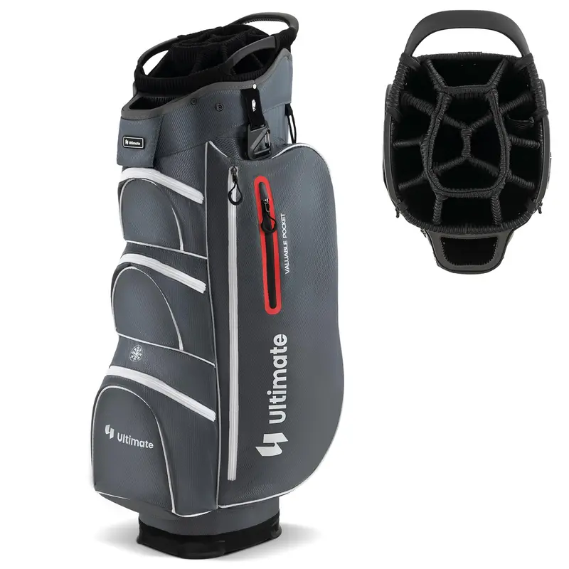 15-Way Golf Cart Bag with Full-Length Club Dividers