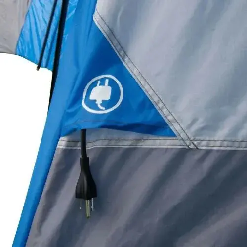 16-Person Family Cabin Tent – Three-Room Layout with Multiple Entry Points