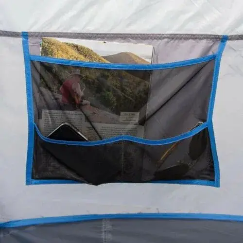 16-Person Family Cabin Tent – Three-Room Layout with Multiple Entry Points