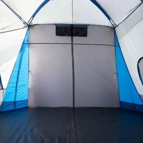 16-Person Family Cabin Tent – Three-Room Layout with Multiple Entry Points