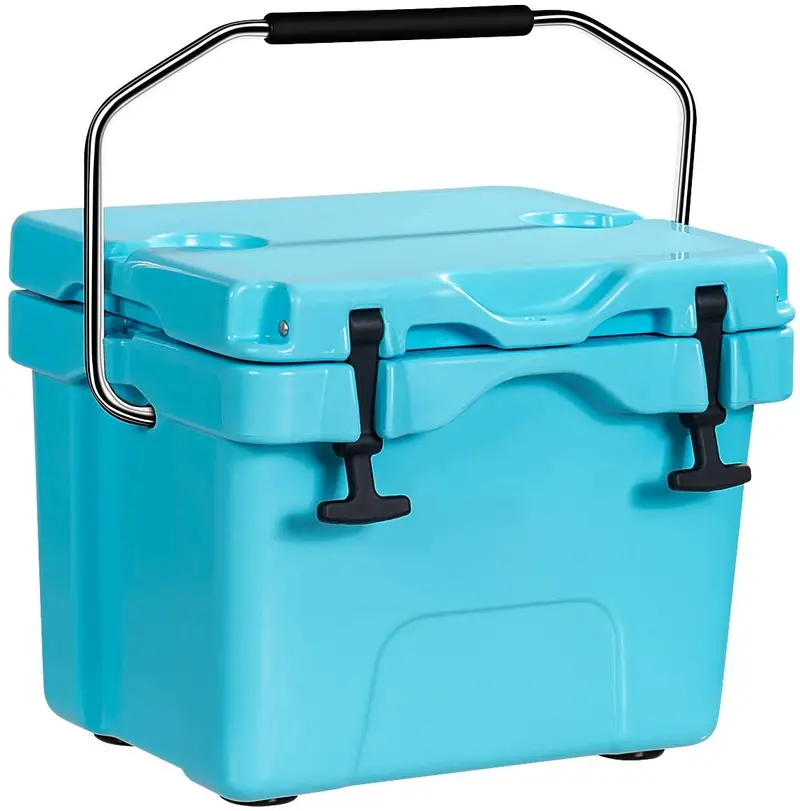 16-Quart Portable Cooler – Insulated Ice Chest for Day Trips and Outdoor Adventures
