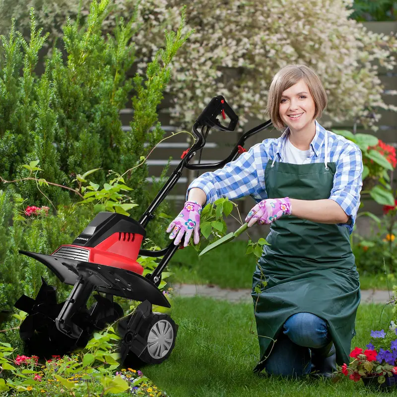 17-Inch Corded Electric Tiller & Cultivator – 13.5 Amp Motor with 9-Inch Tilling Depth 2
