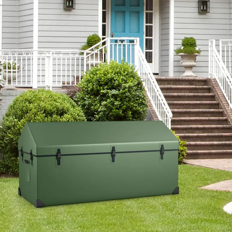 174-Gallon All-Weather Outdoor Storage Box with Ergonomic Carry Handles