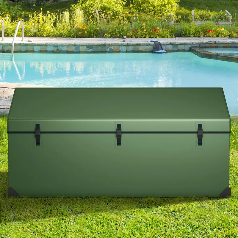 174-Gallon All-Weather Outdoor Storage Box with Ergonomic Carry Handles