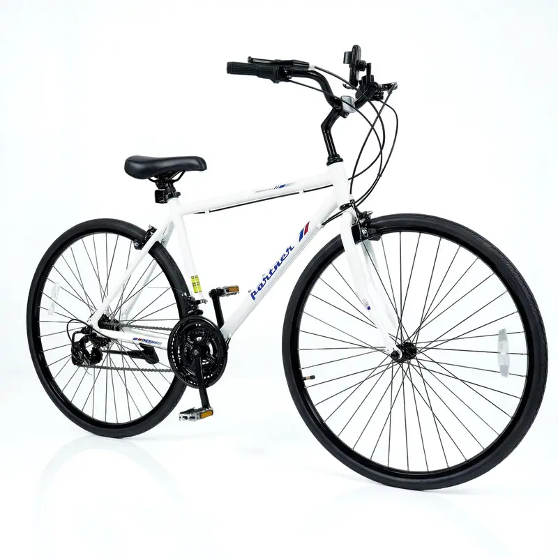 18-Speed Hybrid Commuter Bike – 700C Wheels, Shimano Drivetrain, Urban Ready