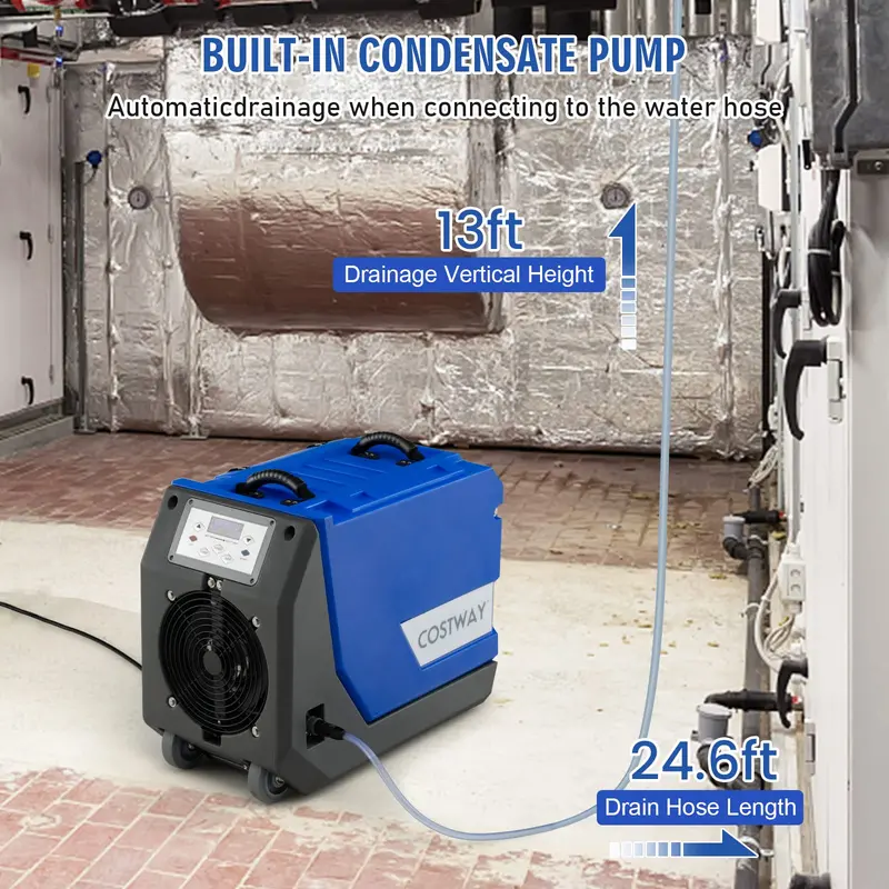 180-PPD Commercial-Grade Dehumidifier for Basements, Warehouses & Large Facilities